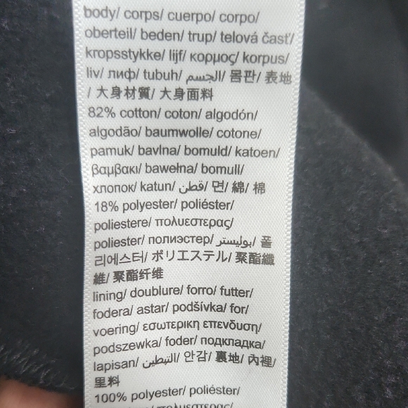 NWOTCalvin Klein Collection Black High Collar Performance Jacket - Picture 7 of 7